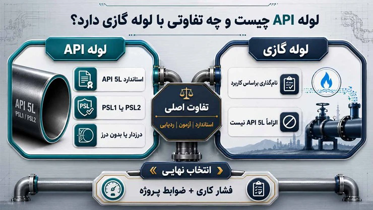 لوله api چیست؟